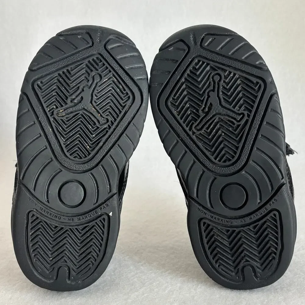 Nike Air Jordan Triple Black B'Loyal Toddler Basketball Sneakers Size 7C